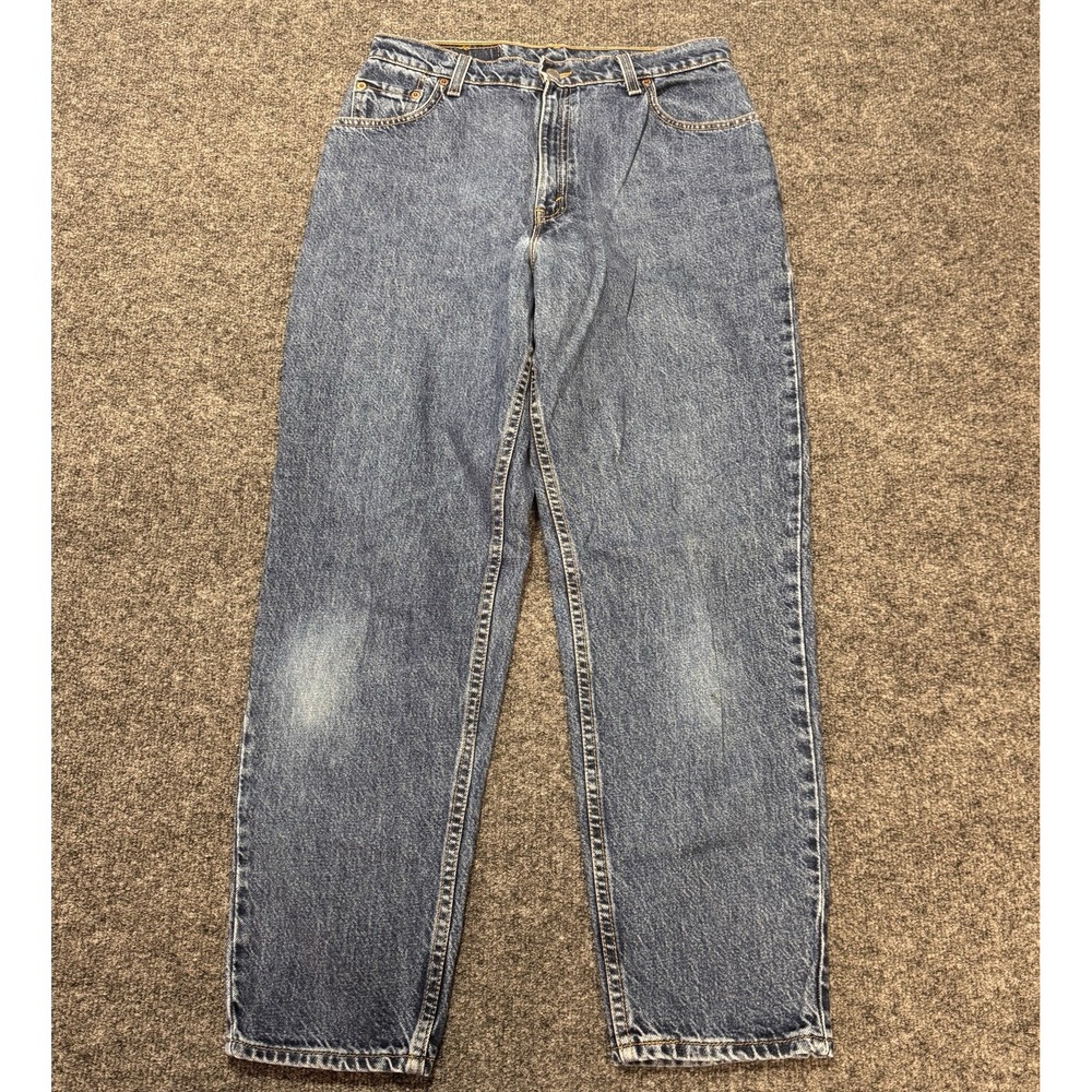 Levi's 550 Relaxed Tapered Jeans Womens 12 Medium Wash Vintage 90s Mom Jeans USA